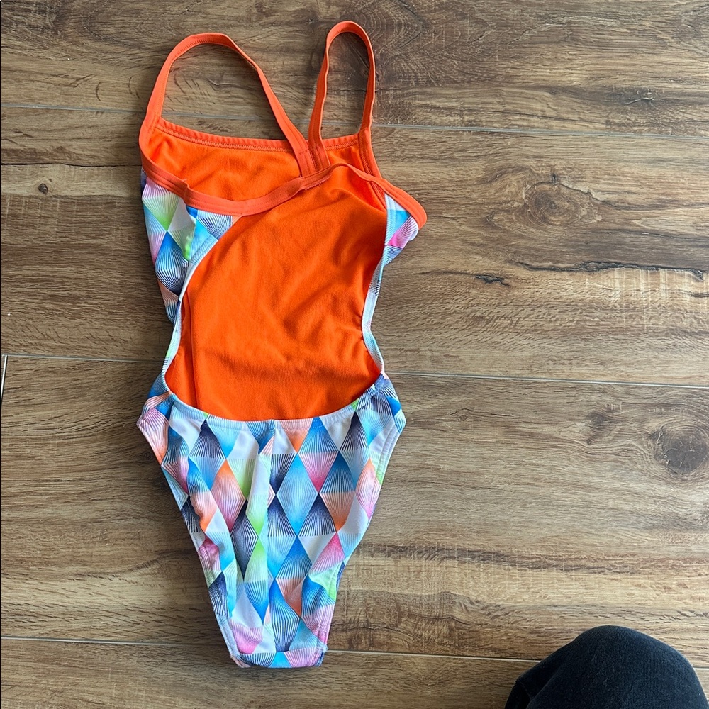 Colorful Geometric arena size 24 Swimsuit - Picture 3 of 4